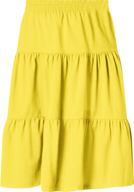 Women's Within Elastic-Waist Knit Tiered Skirt