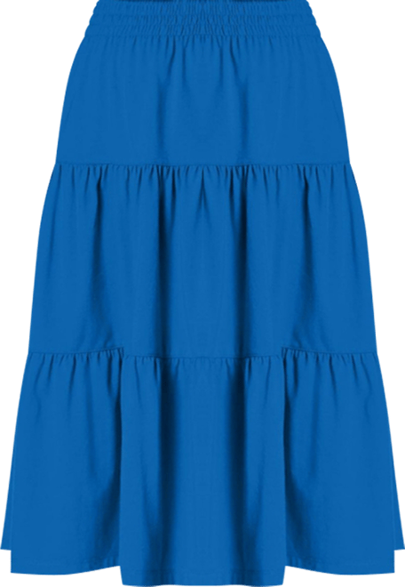 Women's Within Elastic-Waist Knit Tiered Skirt