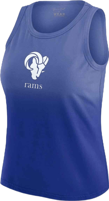 x Gracie Women's Royal Los Angeles Rams Ombre Tank Top