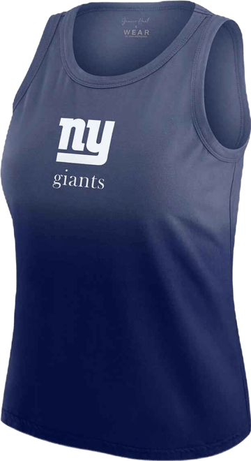 x Gracie Women's Navy New York Giants Ombre Tank Top
