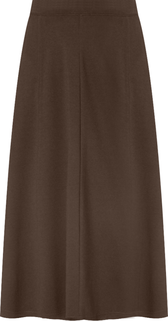 Plus Size Ponte Knit A-Line Skirt