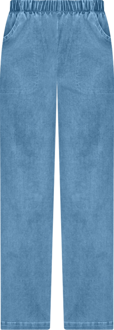 Women's Within Fineline Stretch Denim Wide-Leg Pull-On Jeans