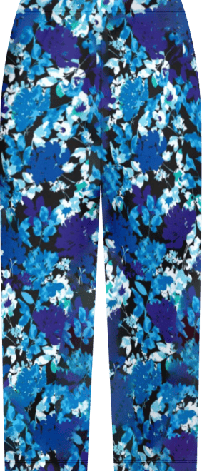 Plus Size Within Stretch-Cotton Knit Pull-On Printed Capri Leggings