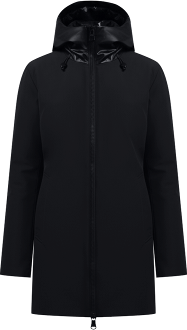 Women's Nova Mixed Media 3 in 1 Coat with Fixed Hood