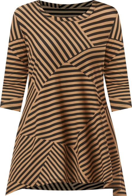 Plus Size Swing Hem Tunic