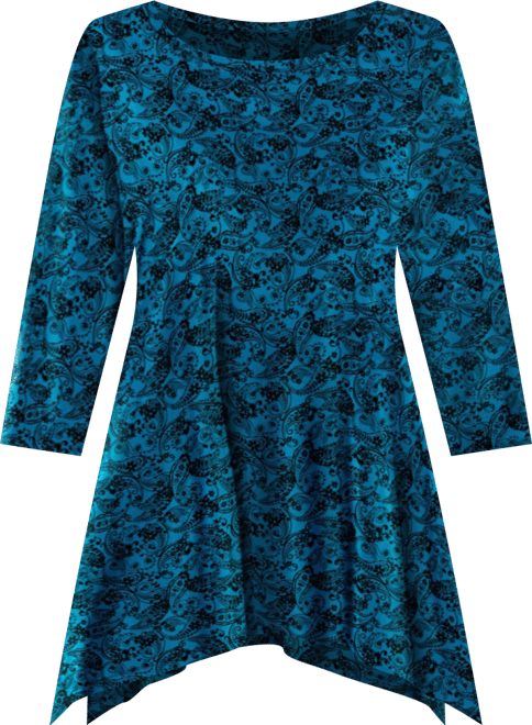 Plus Size Swing Hem Tunic