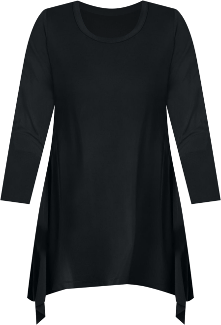 Plus Size Swing Hem Tunic