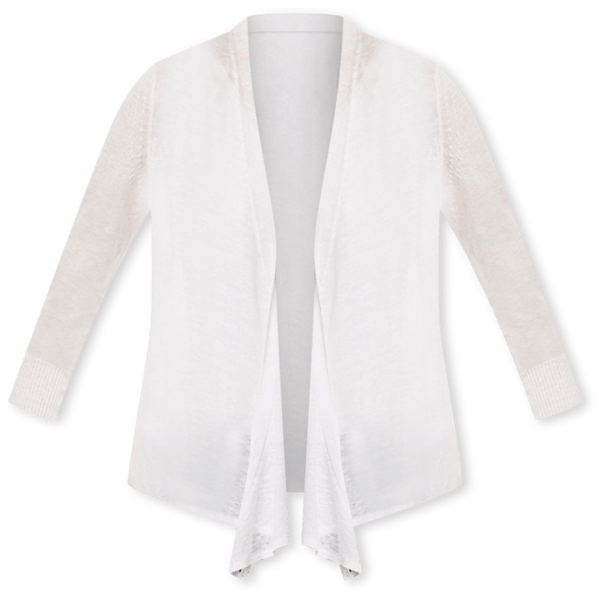 NIC & ZOE Women's 4 Way Lightweight Cardy, Paper White, Small