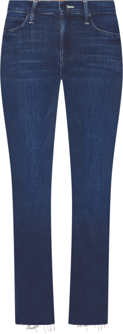 The Mid Rise Dazzler Ankle Fray Jeans