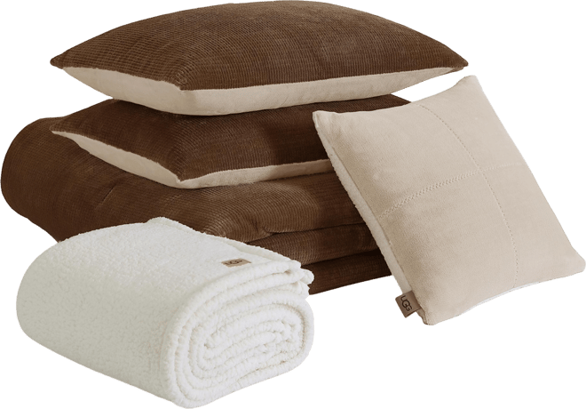 Brody Reversible 5-Pc. Comforter Set, King