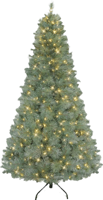 Puleo 7.5 ft. Pre-Lit Windham Fir Artificial Christmas Tree