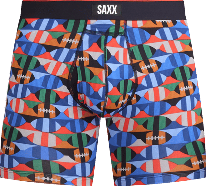 Men's Multi-Sport Printed Mesh Boxer Briefs