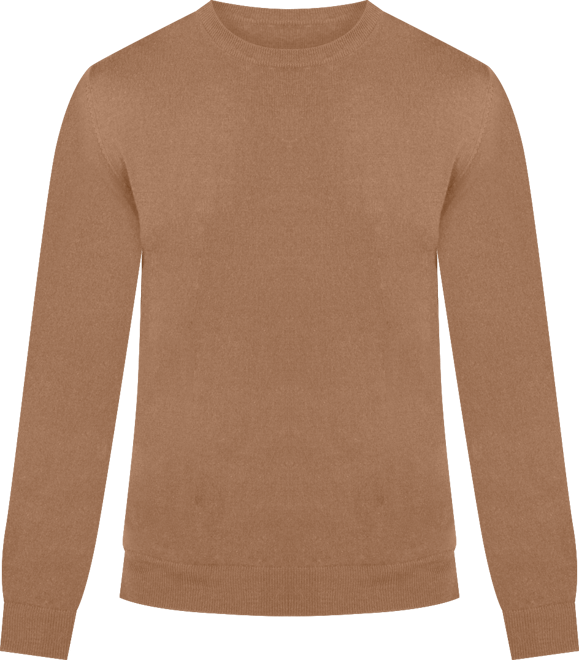 Men's Solid Crew Neck Merino Wool Blend Sweater, Created for Macy's