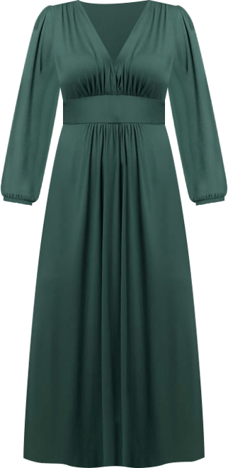Plus Size Kelsey Long Sleeve Maxi Dress