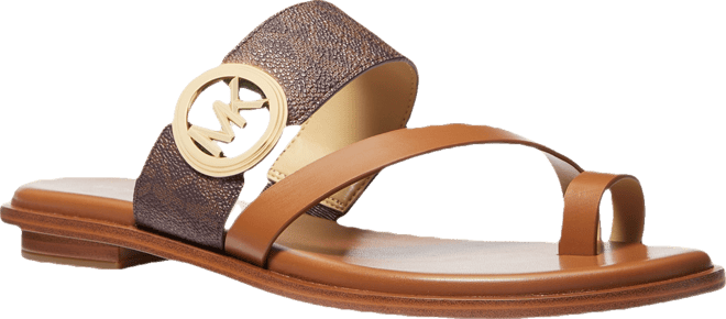 Michael  Mmk Vera Slip-On Toe-Ring Slide Sandals