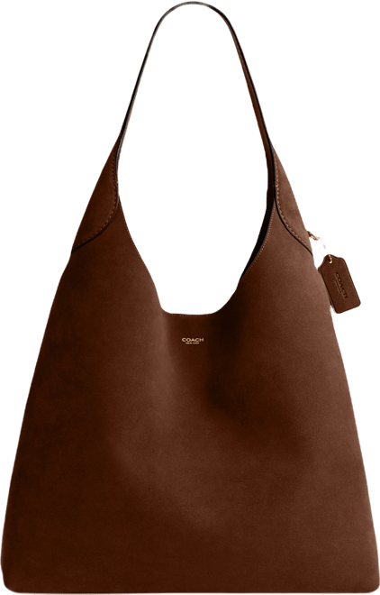 バッグ COACH 7039 handbag signature suede COACH Brooklyn Extra-Large Suede Shoulder Bag 39 - Macy's
