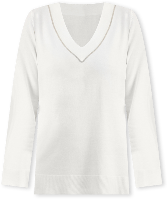 Women's Beaded-Neck Sweater, Macy's Exclusive