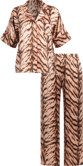 Women's 2-Piece Printed Pajama Set