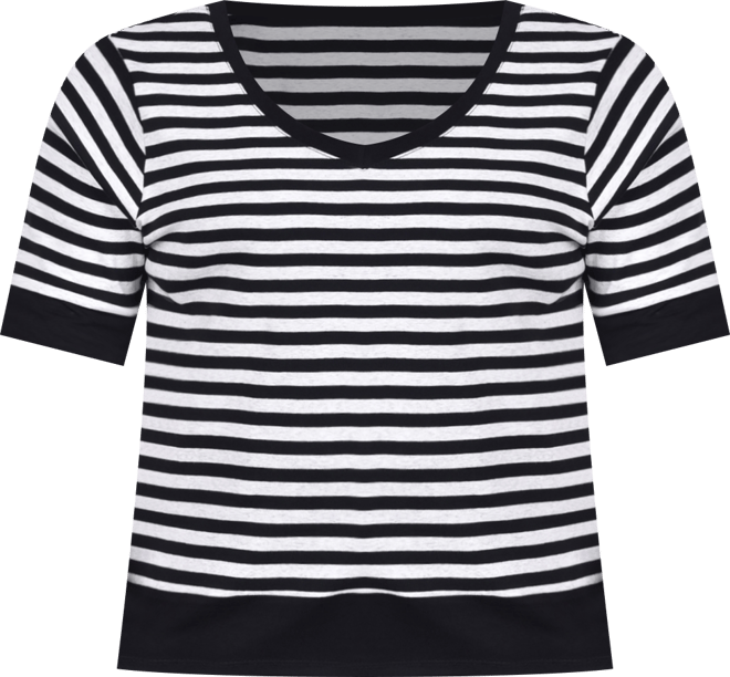 Plus Size Elbow Sleeve Top