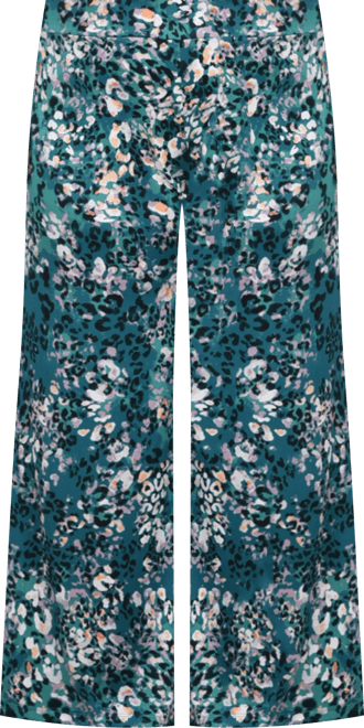 Plus Size Wide Leg Pull On Pants