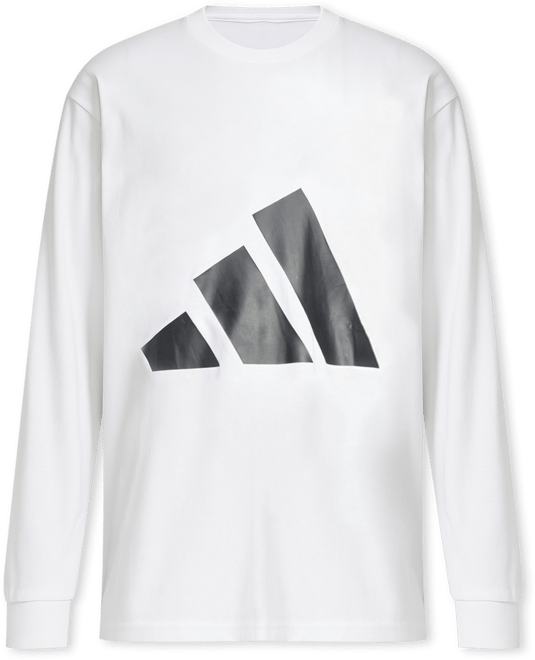 Men's Essentials Big Logo Single Jersey Cotton Long-Sleeve T-Shirt