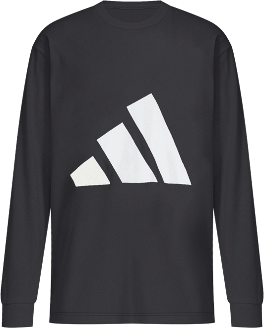 Men's Essentials Big Logo Single Jersey Cotton Long-Sleeve T-Shirt