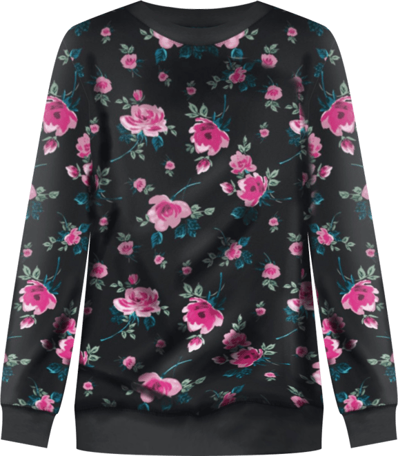 Plus Size Printed Sweatshirt