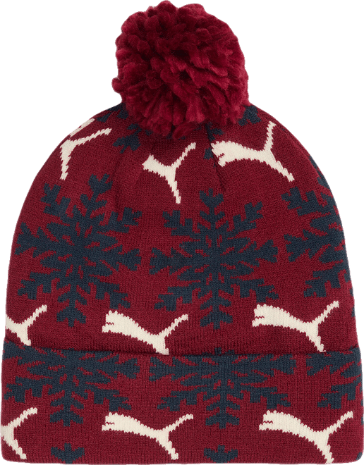 PUMA Fair Isle Winter Pom Pom Beanie Hat