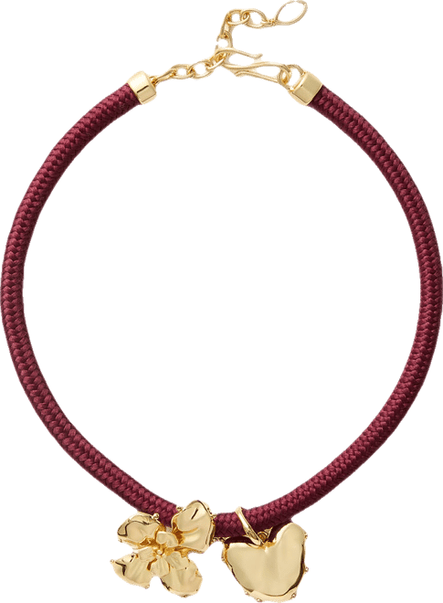 Maroon Lelani Necklace