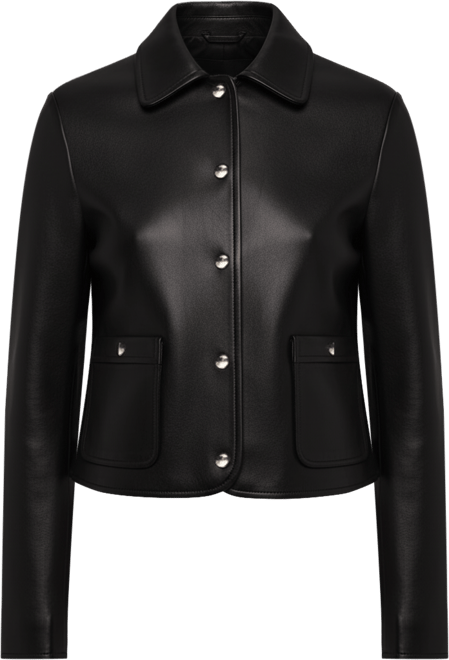 断捨離価格maje レザー ジャケット38 新品 Maje Valdomy Leather Jacket | Bloomingdale's