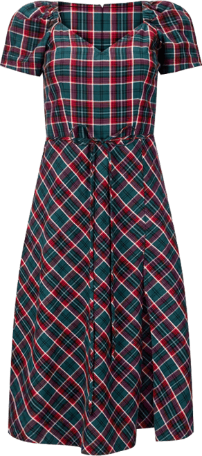 Women's Short Sleeve Sweetheart Dress