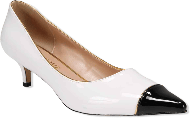 Women's Jacey Luxurious Pointed-Toe Kitten Heel Pumps