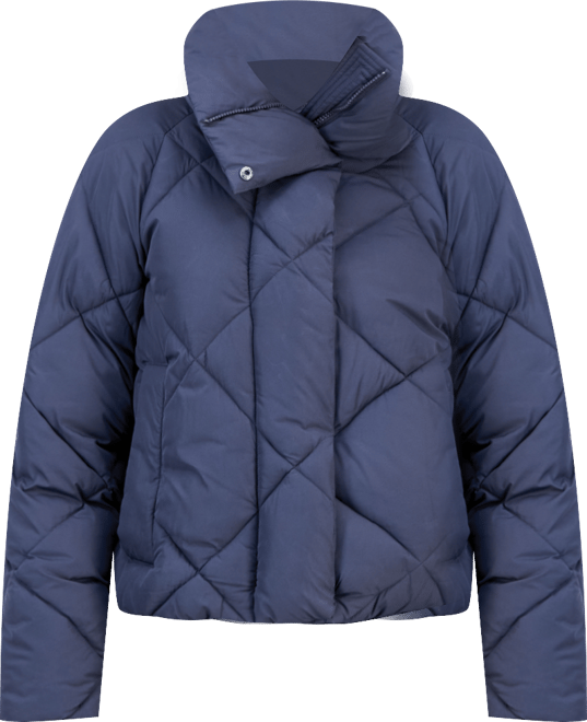 Women's Short Diamond Puffer Coat
