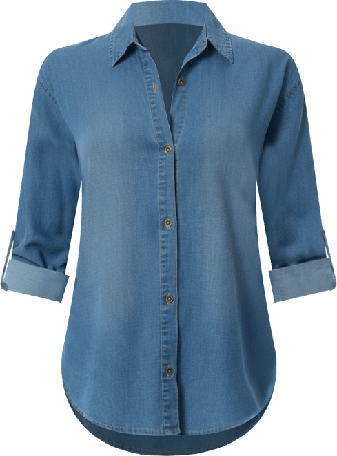 Women's Petite Amanda Long Sleeve Shirt
