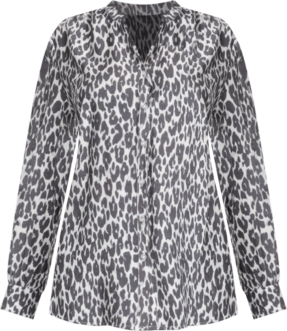Women's Leopard Tunic Shirt