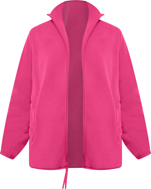 Women's Plus Size Zip-Front Microfleece Jacket