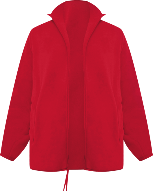 Women's Plus Size Zip-Front Microfleece Jacket