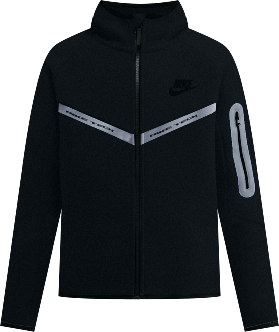Nike Sportswear Tech Fleece Huvtröja med hel dragkedja för ungdom (killar)