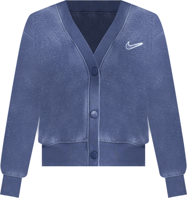 Nike Sportswear Sudadera de tejido Fleece de manga larga para niña talla grande