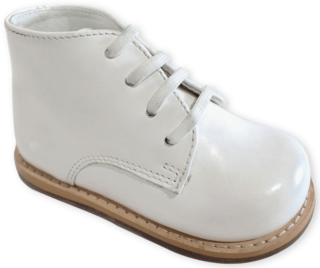 White hard bottom hot sale baby walking shoes