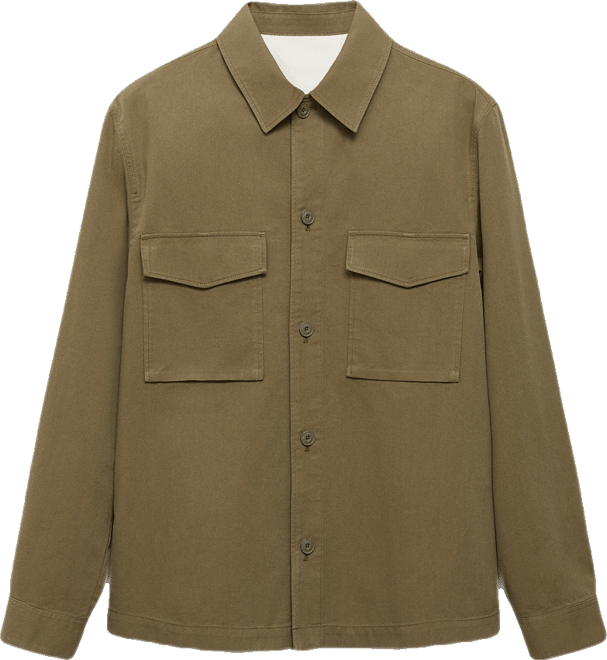 Men's Pockets Lyocell Cotton Jacket
