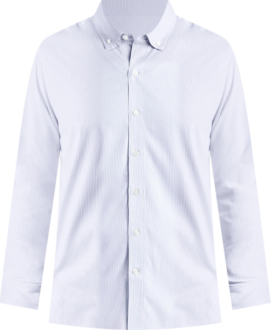 Men's Skyline Epic Confidence Recycled Pinstripe Long Sleeve Dress Shirt