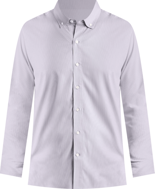 Men's Skyline Epic Confidence Recycled Pinstripe Long Sleeve Dress Shirt