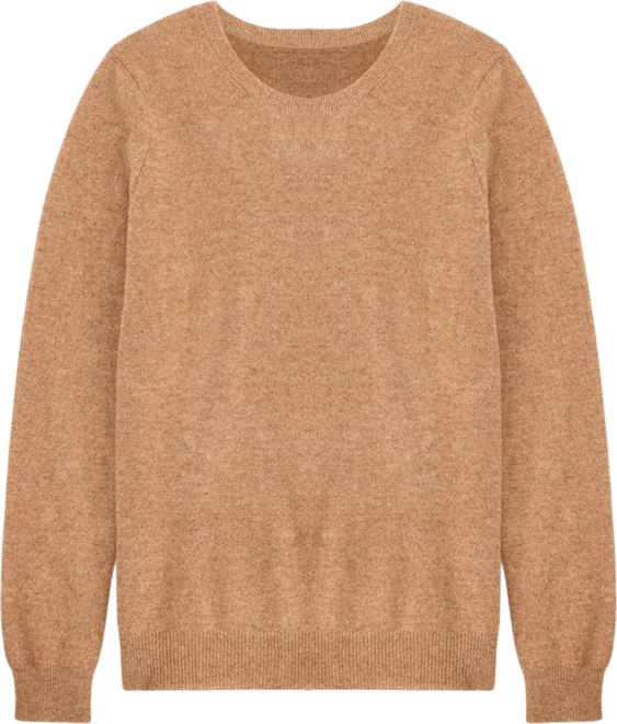 Women's Long-Sleeve 100% Cashmere Crewneck Sweater, Macy's Exclusive