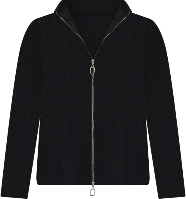 Women's Plus Size Two Way Zipper Sweater