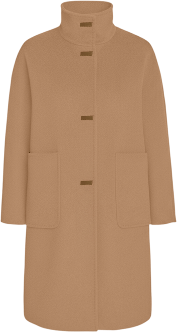 Women's Stand-Collar Single-Breasted Coat