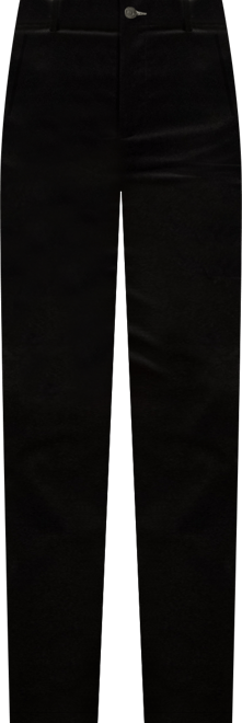 Women's Slim Fit Velvet Ankle Pants