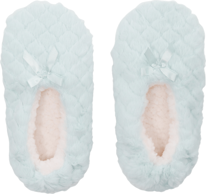 Women's Faux-Fur Ped Slipper Socks, Macy's Exclusive