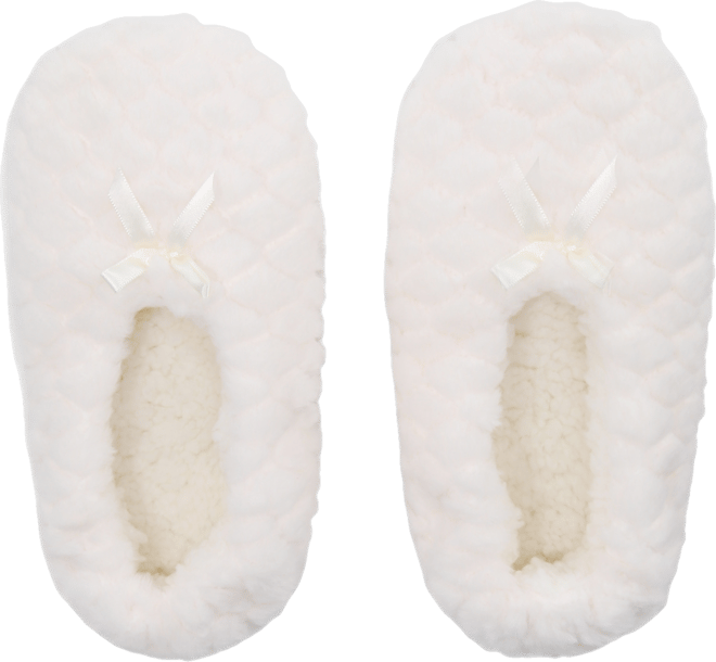Women's Faux-Fur Ped Slipper Socks, Macy's Exclusive
