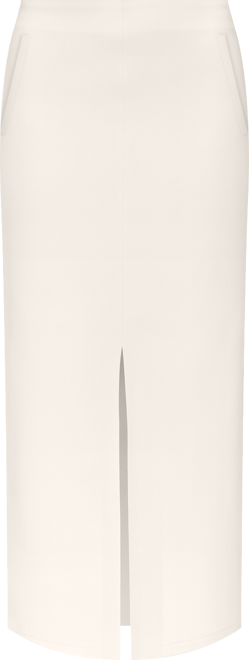 Women's Slit Detail Cotton Skirt